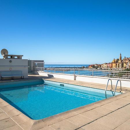 Le Rocamare - Piscine Toit Terrasse - Parking Prive - Terrasse Apartamento Menton Exterior foto
