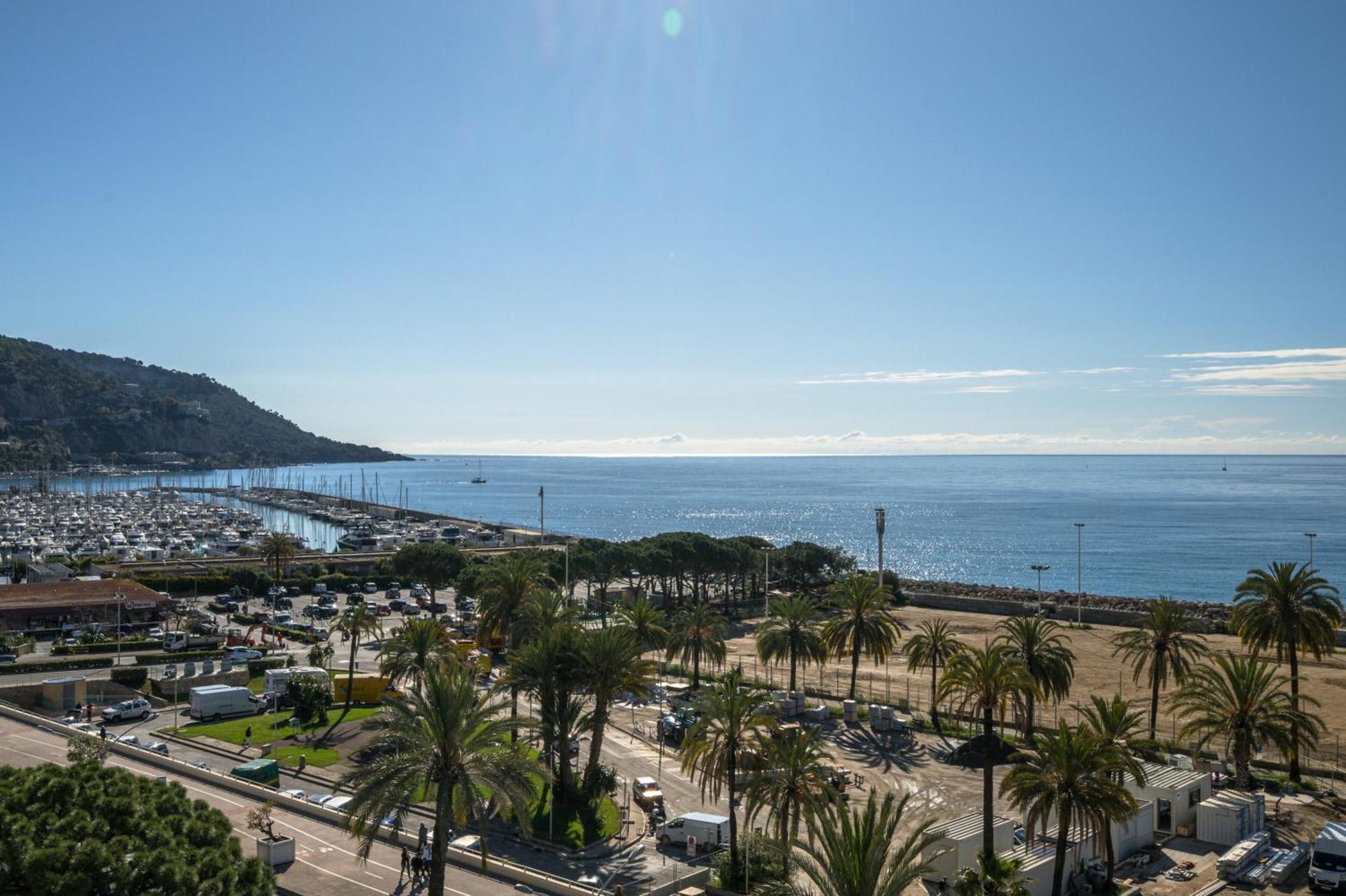 Le Rocamare - Piscine Toit Terrasse - Parking Prive - Terrasse Apartamento Menton Exterior foto